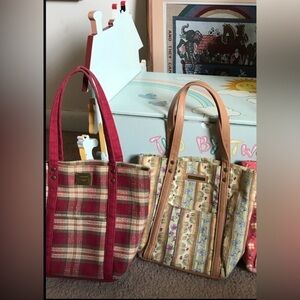 Longaberger Homestead Handbag Bundle